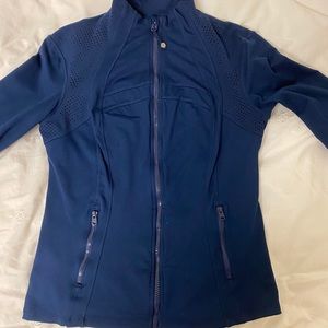 Tangerine navy sports zip jacket